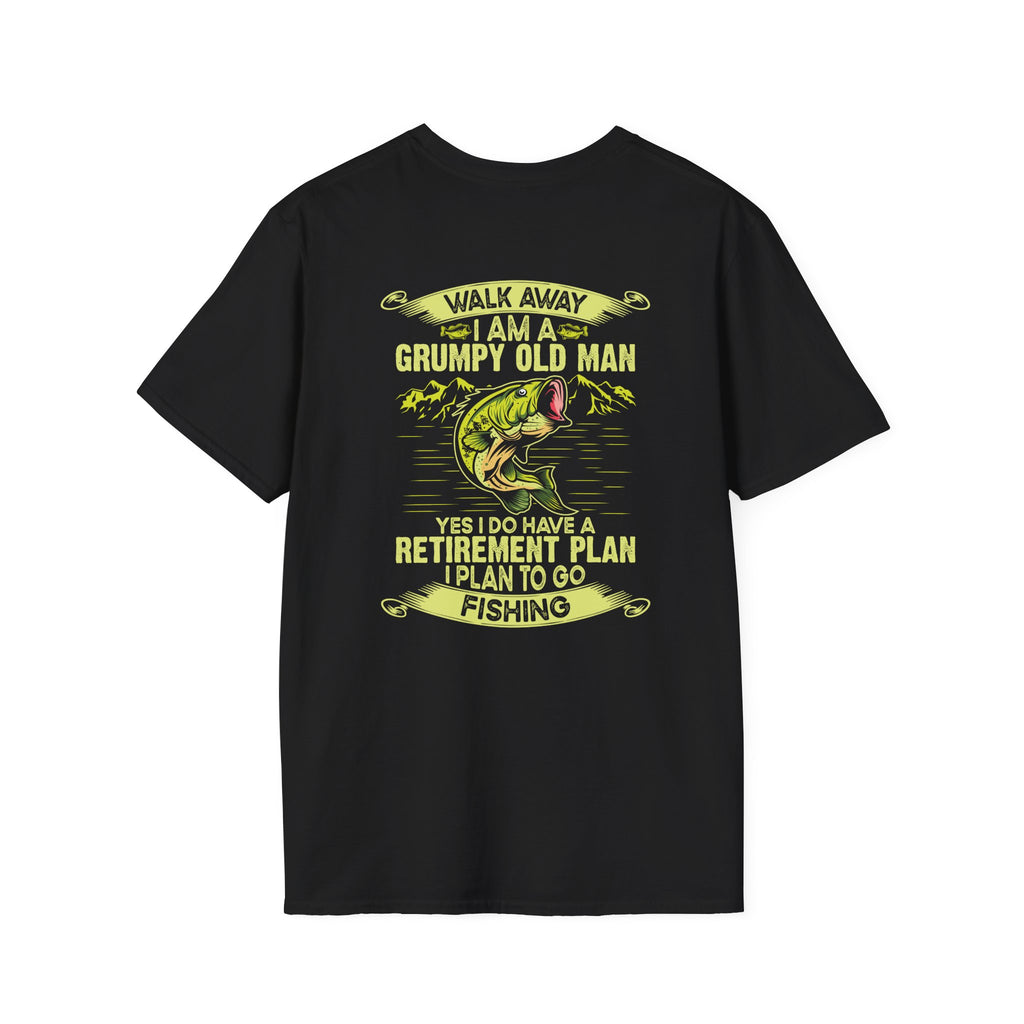 Hooked Fishing T-Shirt — “Hooked” Bass Graphic Tee for Anglers