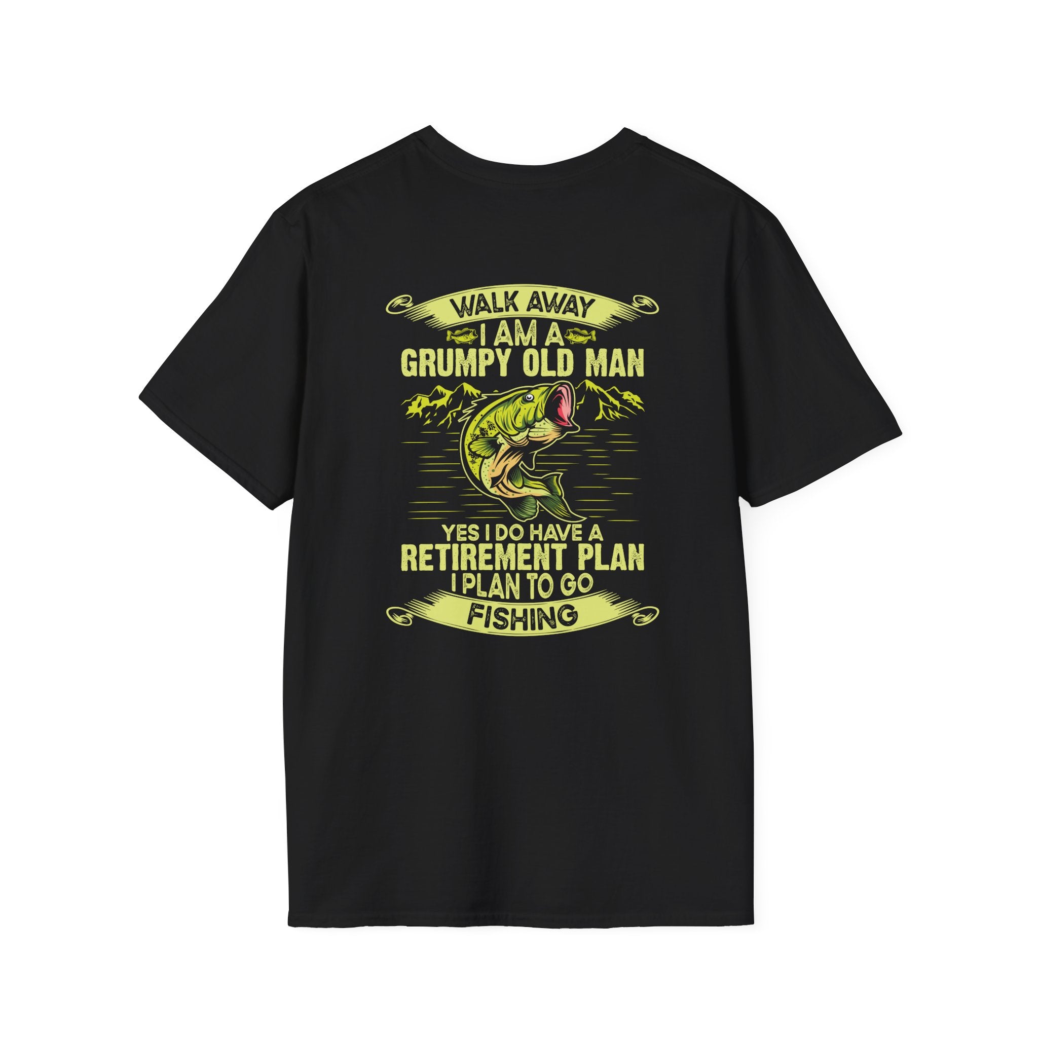 Hooked Fishing T-Shirt — “Hooked” Bass Graphic Tee for Anglers