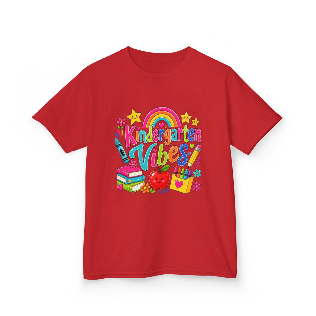 Kindergarten Vibes Kids T-Shirt — Colorful Back-to-School Tee