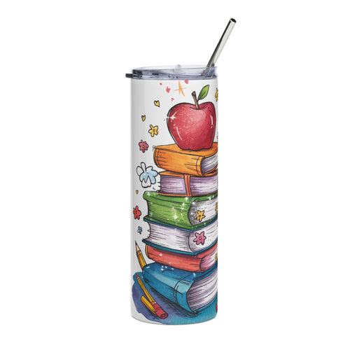 20oz Stainless Tumbler — Bright Books & Teach Love Stack (Teacher Appreciation)