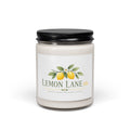 Lemon Lane Co. 9oz Scented Soy Candle — Fresh Lemon Citrus Jar Candle for Home, Kitchen & Gifting