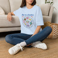 She Is a Teacher T-Shirt — Feminine Floral Inspirational Teacher Gift