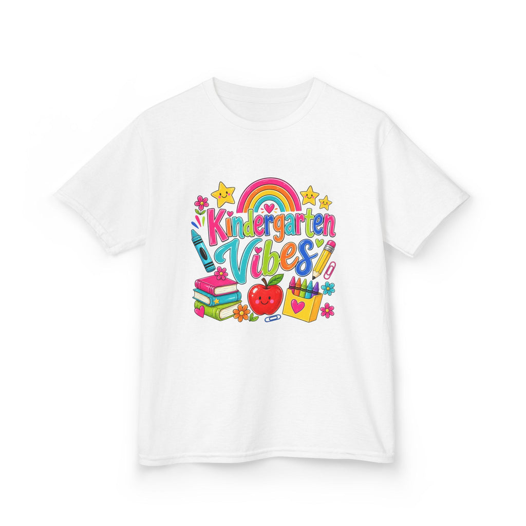 Kindergarten Vibes Kids T-Shirt — Colorful Back-to-School Tee