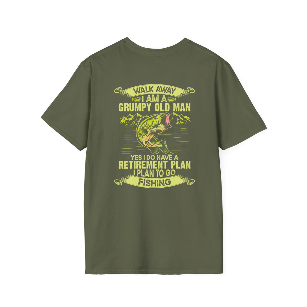 Hooked Fishing T-Shirt — “Hooked” Bass Graphic Tee for Anglers