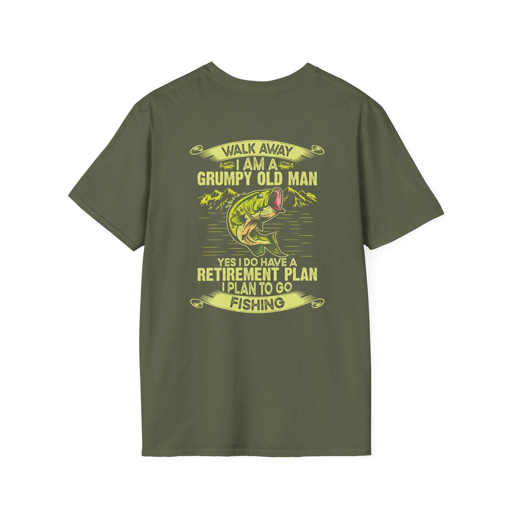 Hooked Fishing T-Shirt — “Hooked” Bass Graphic Tee for Anglers