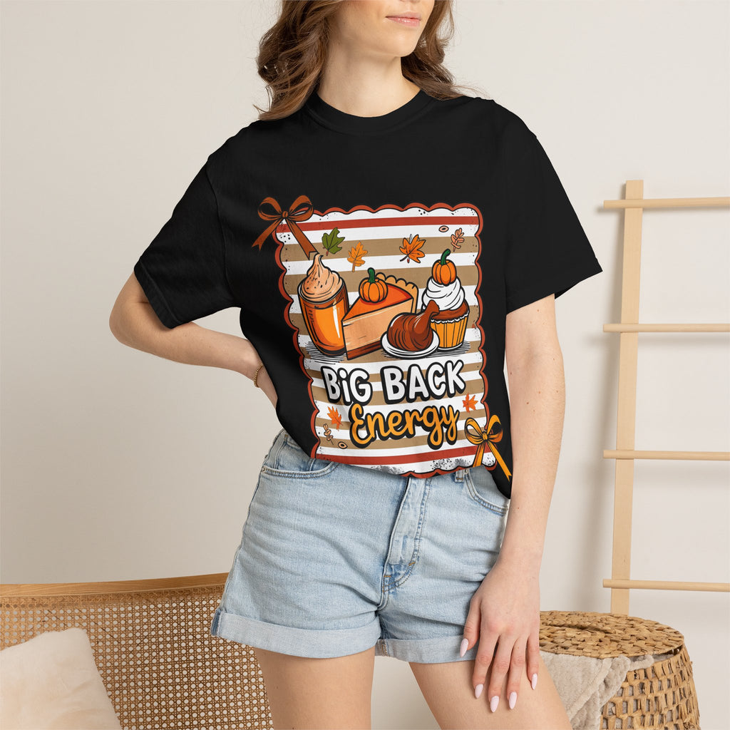 Big Back Energy T-Shirt — Pumpkin Spice Autumn Graphic Tee