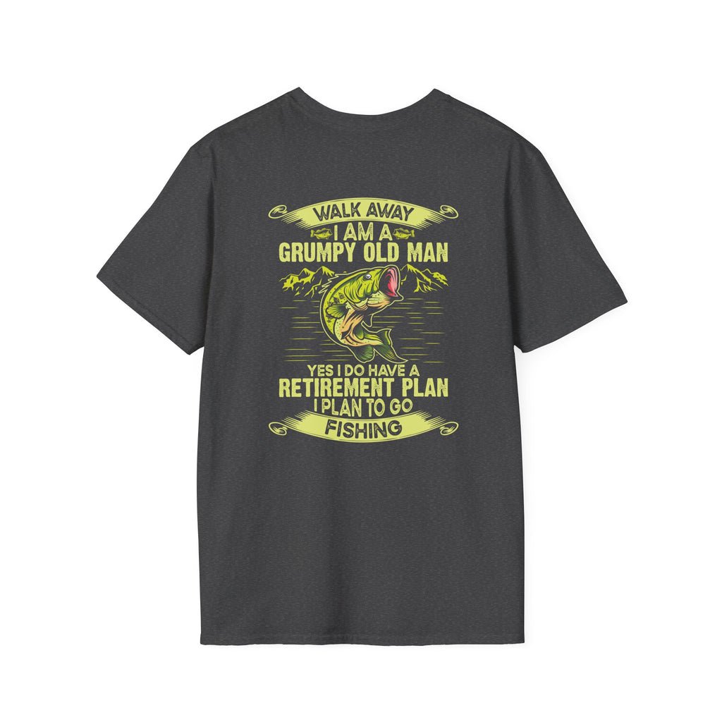 Hooked Fishing T-Shirt — “Hooked” Bass Graphic Tee for Anglers
