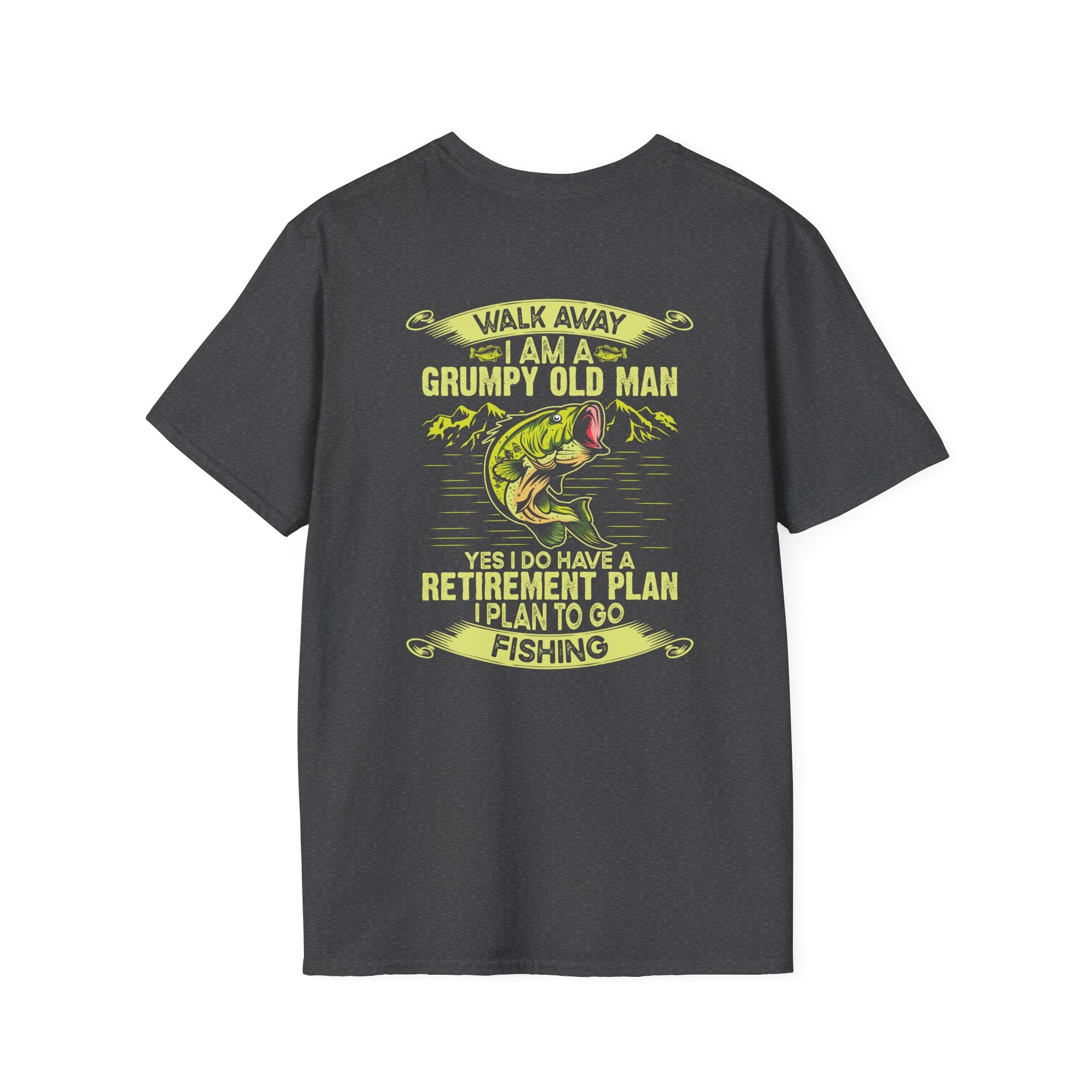 Hooked Fishing T-Shirt — “Hooked” Bass Graphic Tee for Anglers