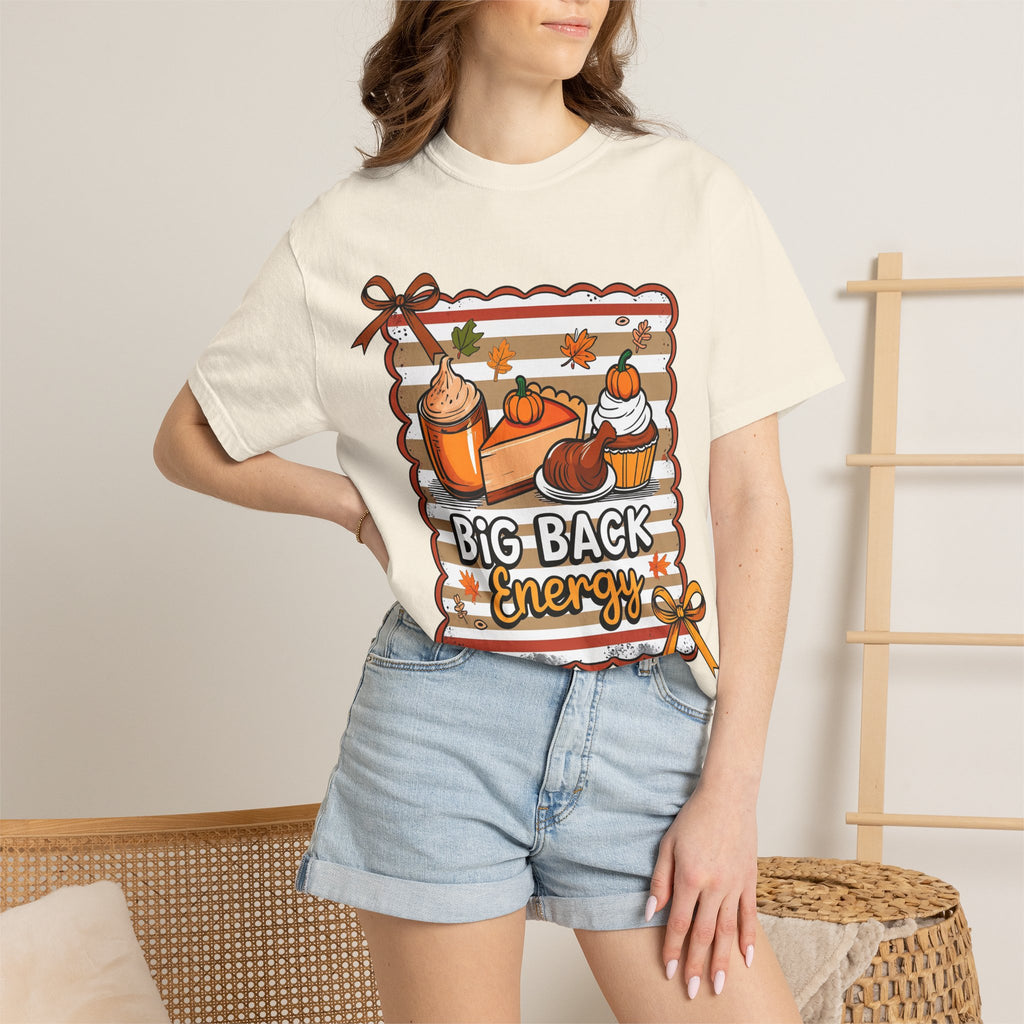 Big Back Energy T-Shirt — Pumpkin Spice Autumn Graphic Tee