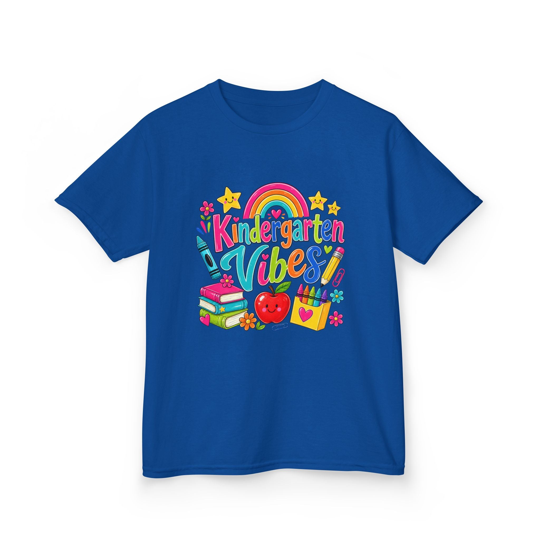 Kindergarten Vibes Kids T-Shirt — Colorful Back-to-School Tee