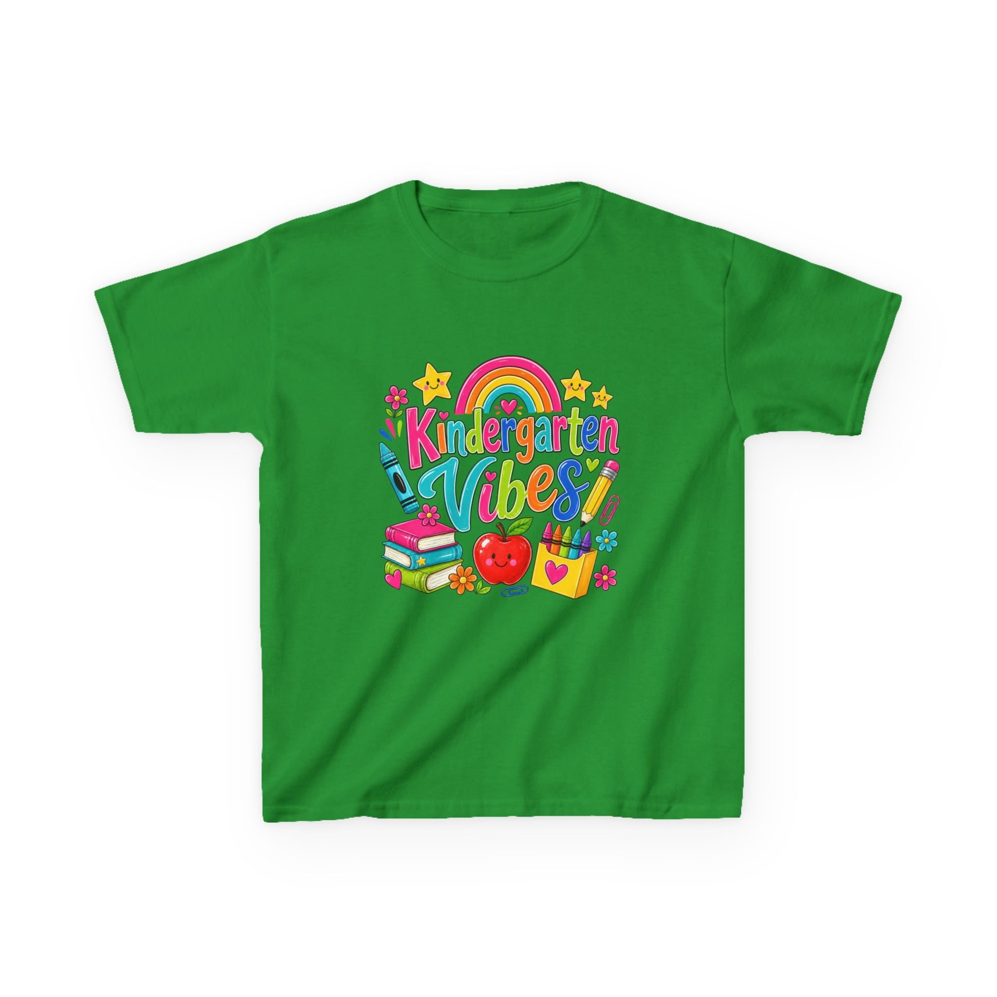 Kindergarten Vibes Kids T-Shirt — Colorful Back-to-School Tee