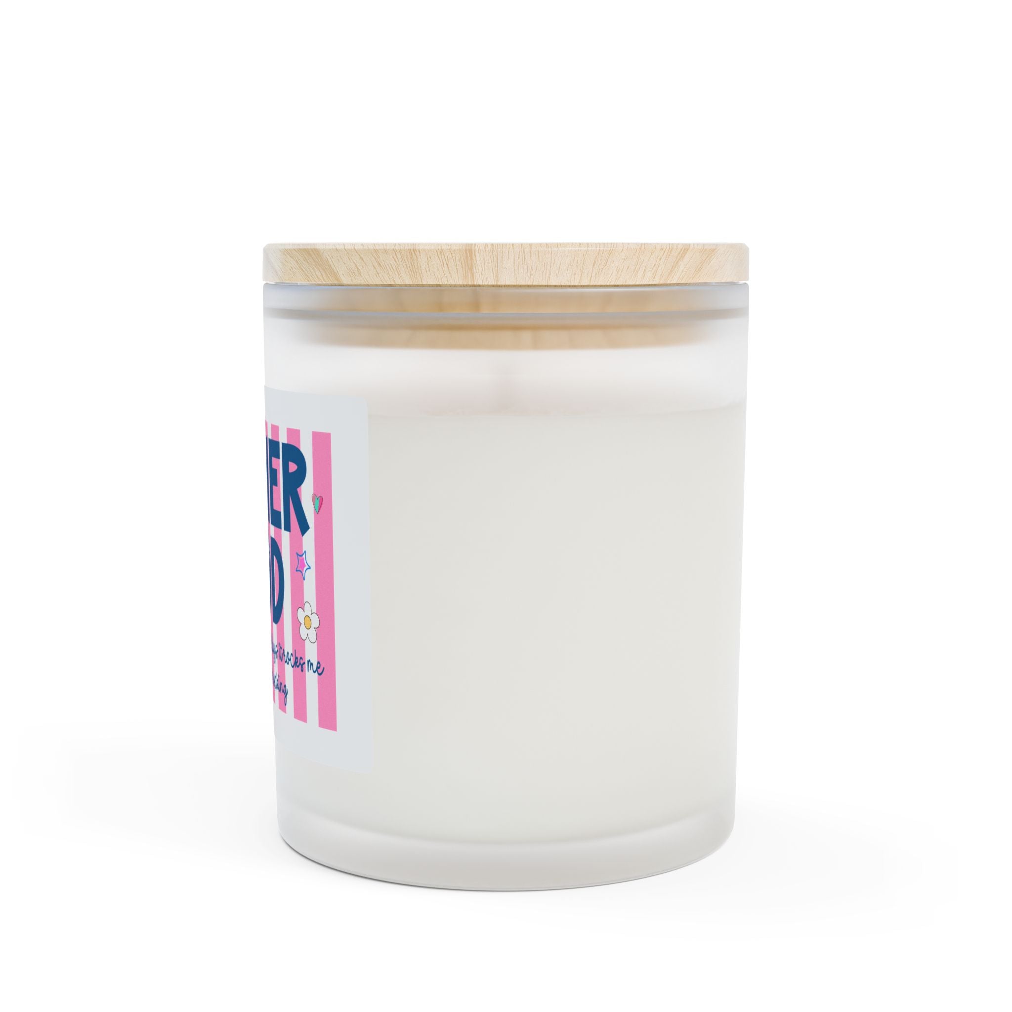 Motherhood Candle — 11oz Frosted Glass Scented Candle (Motherhood: 'Some days...')