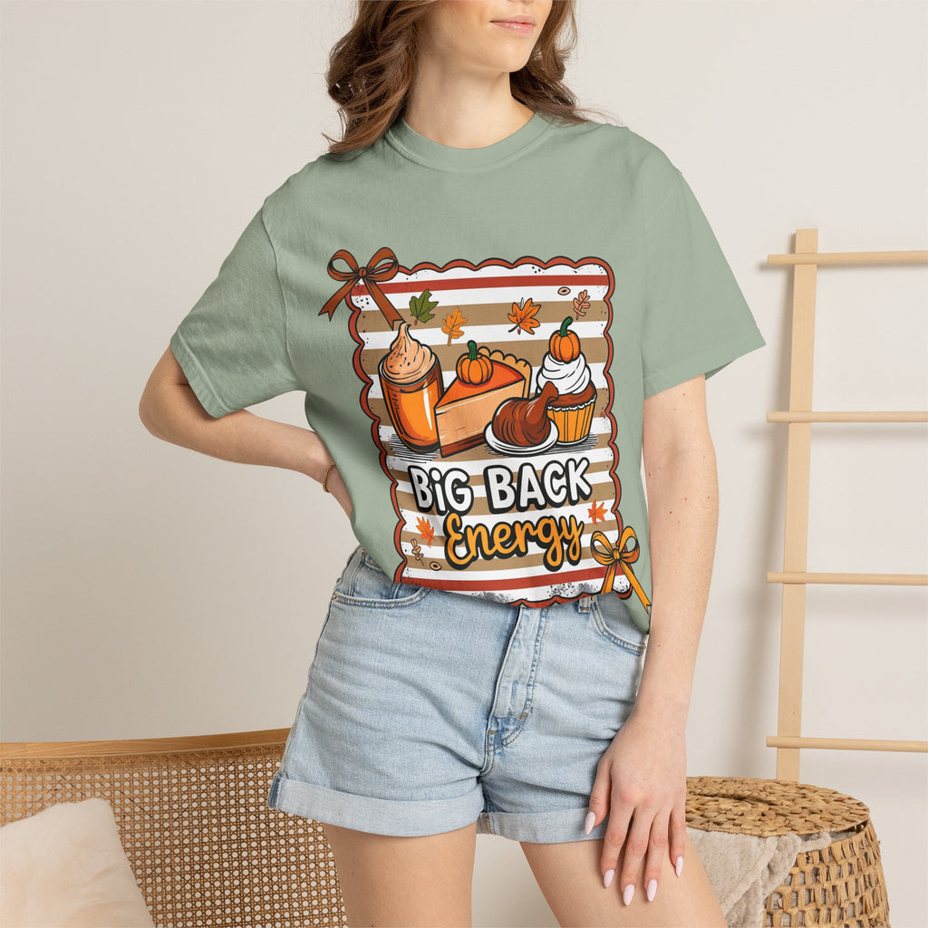 Big Back Energy T-Shirt — Pumpkin Spice Autumn Graphic Tee