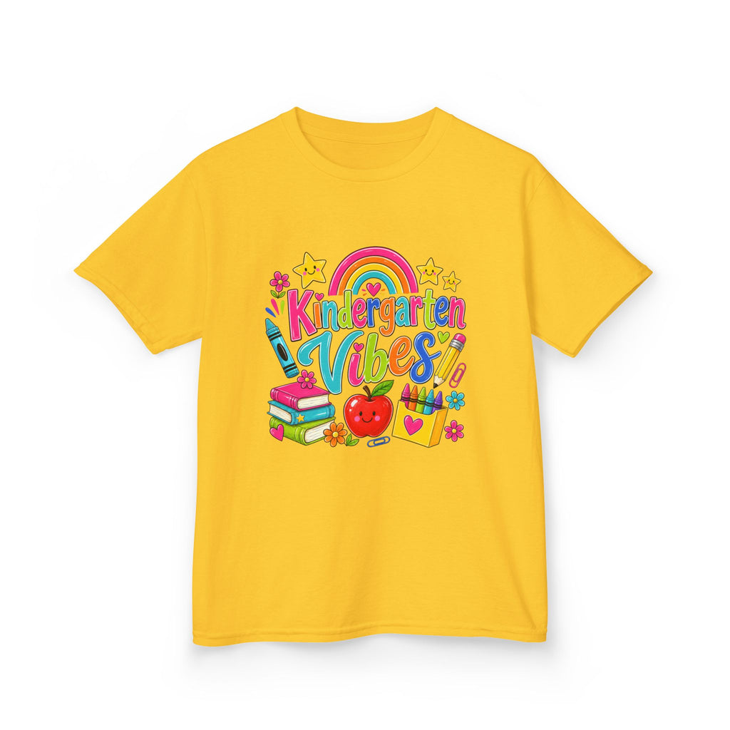 Kindergarten Vibes Kids T-Shirt — Colorful Back-to-School Tee