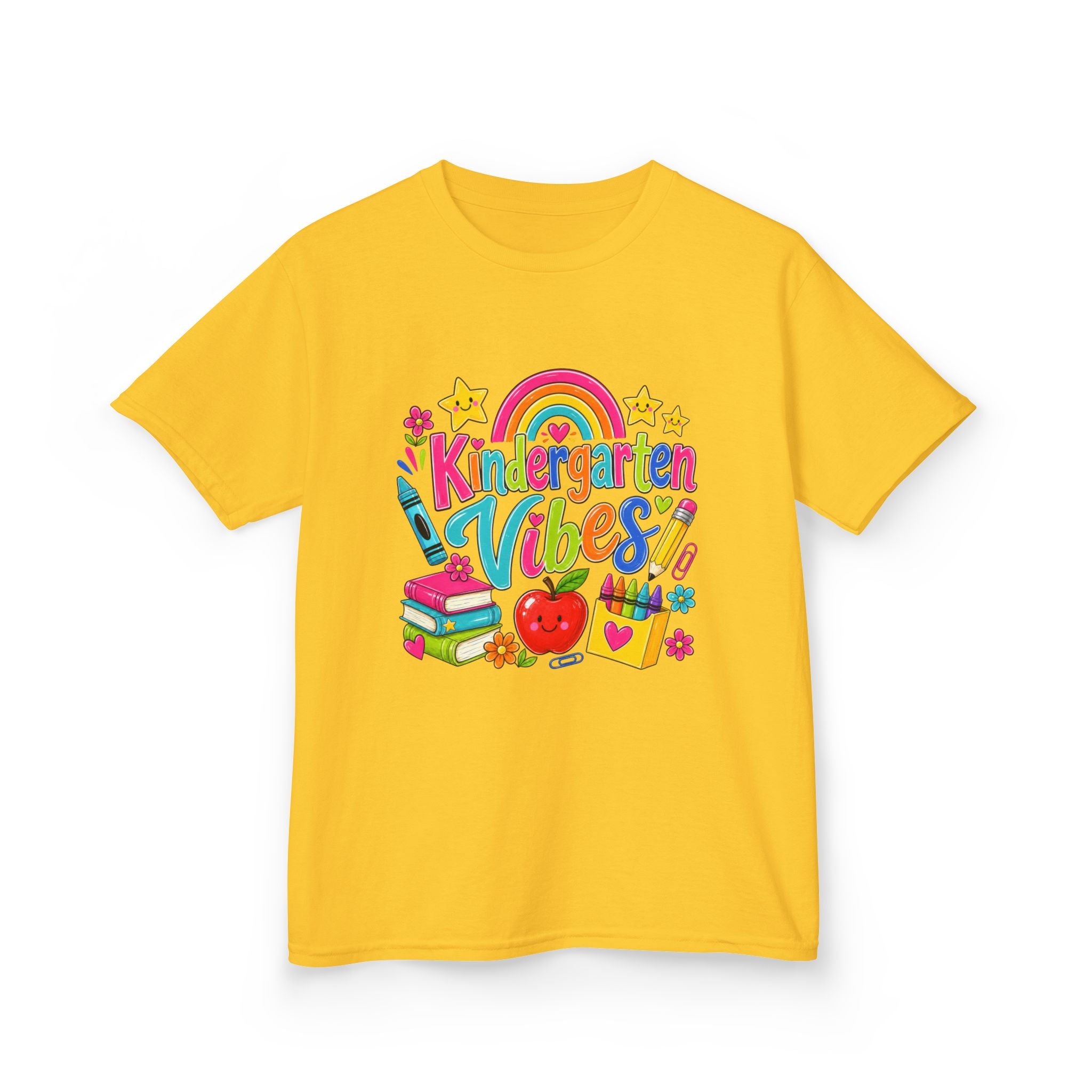 Kindergarten Vibes Kids T-Shirt — Colorful Back-to-School Tee